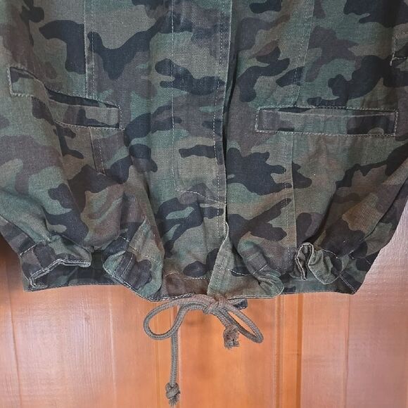 Charlie Paige Army Cargo Green and Black Utility Jacket, NWT! - Picture 7 of 10